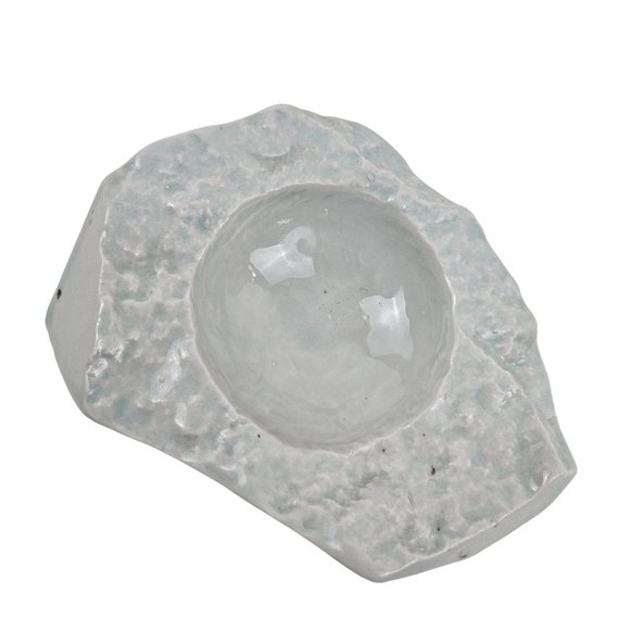 John Shedd Art Pottery Ashtray Indented Circle Gray Studio Ceramic Signed - Picture 4 of 11